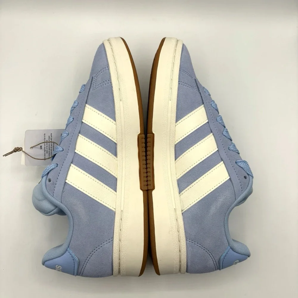 ADIDAS Grand Court Alpha 0's Sneakers Women's Size 7 Light Blue Suede JS5038 NWB